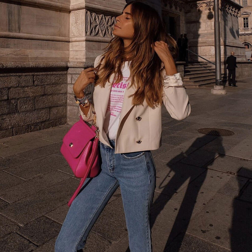 Vantage High Waist Faded Frayed Skinny Jeans - Light Blue - Image 3