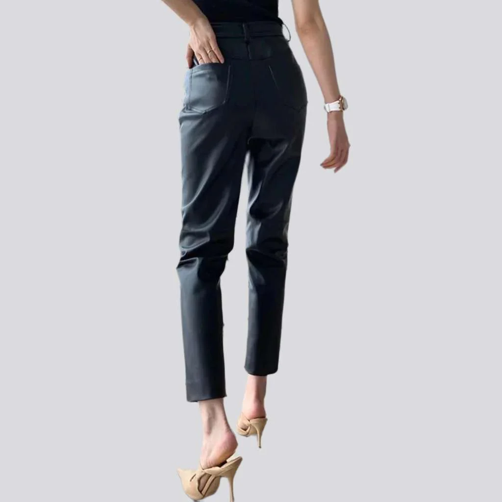Wax short women's denim pants - Image 4