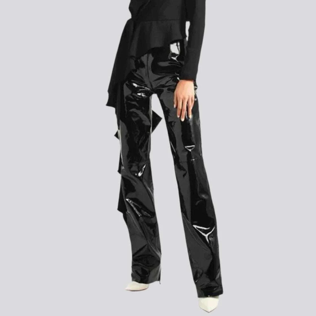 Wax straight women's denim pants - Image 3