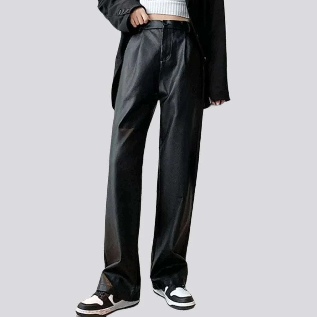 Wax wide-leg women's jeans pants - Image 3