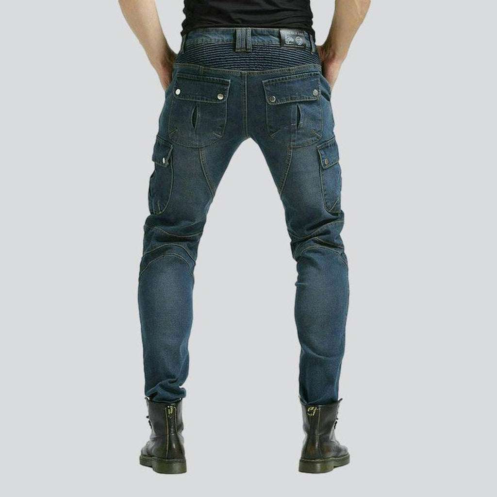 Wear resistant biker denim pants - Image 10