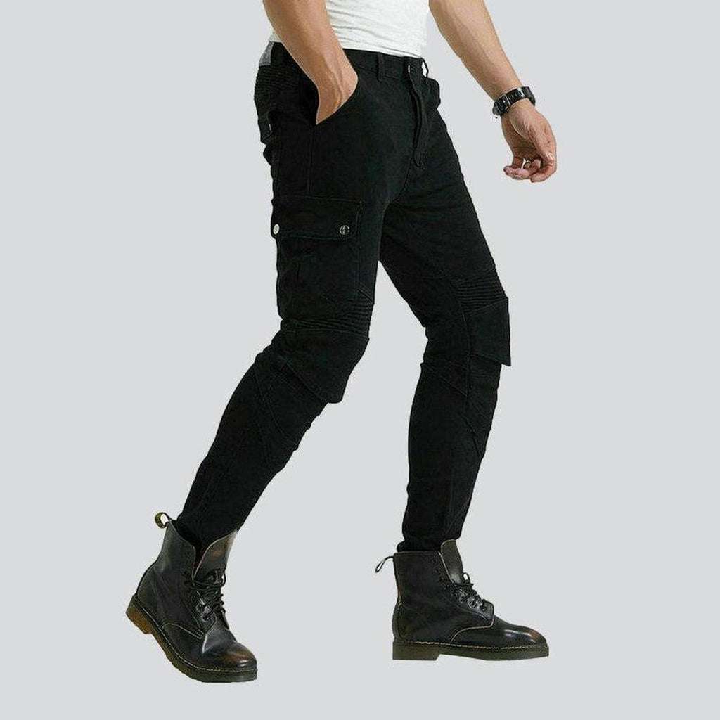 Wear resistant biker denim pants - Image 11