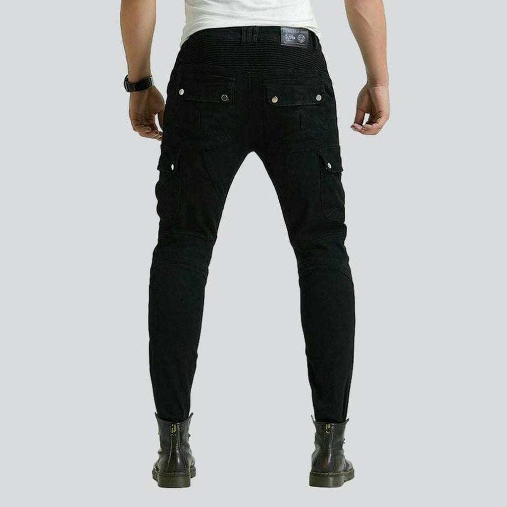 Wear resistant biker denim pants - Image 12