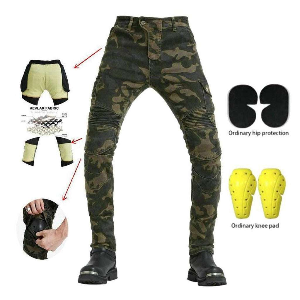 Wear resistant biker denim pants - Image 4