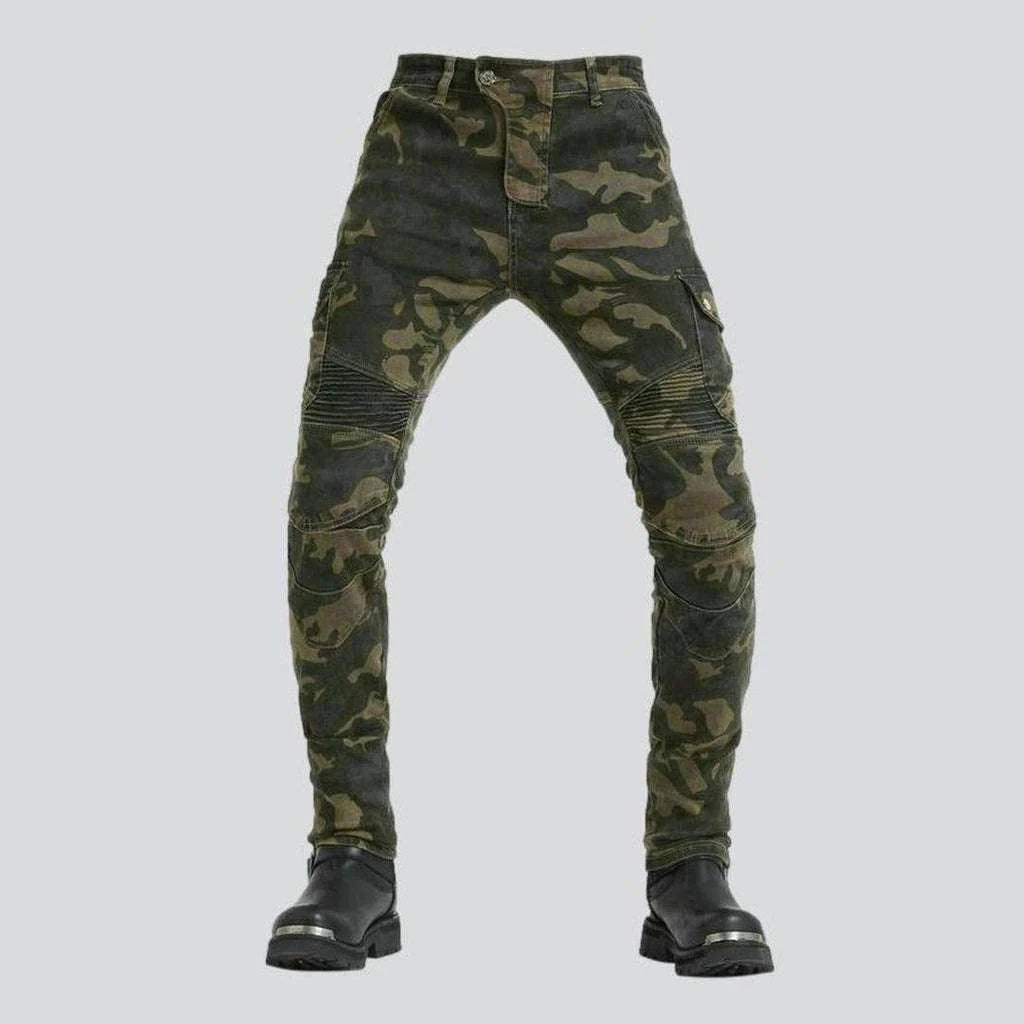 Wear resistant biker denim pants - Image 5