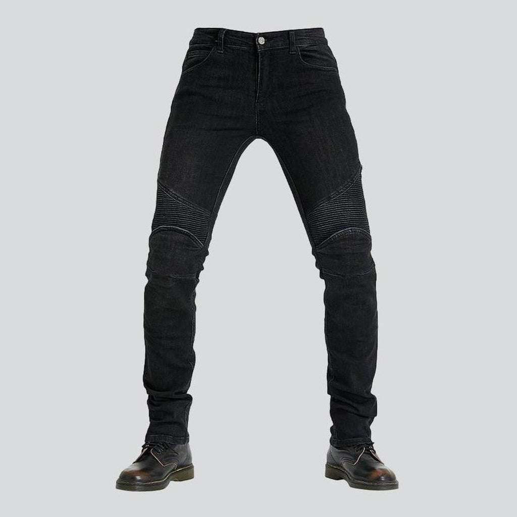 Wear resistant men's moto jeans - Image 4
