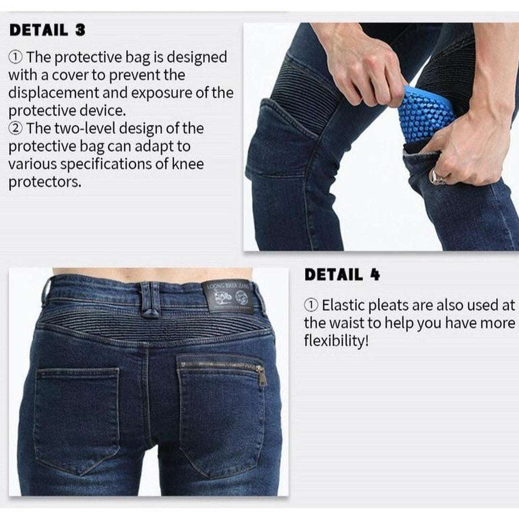 Wear resistant men's moto jeans - Image 9