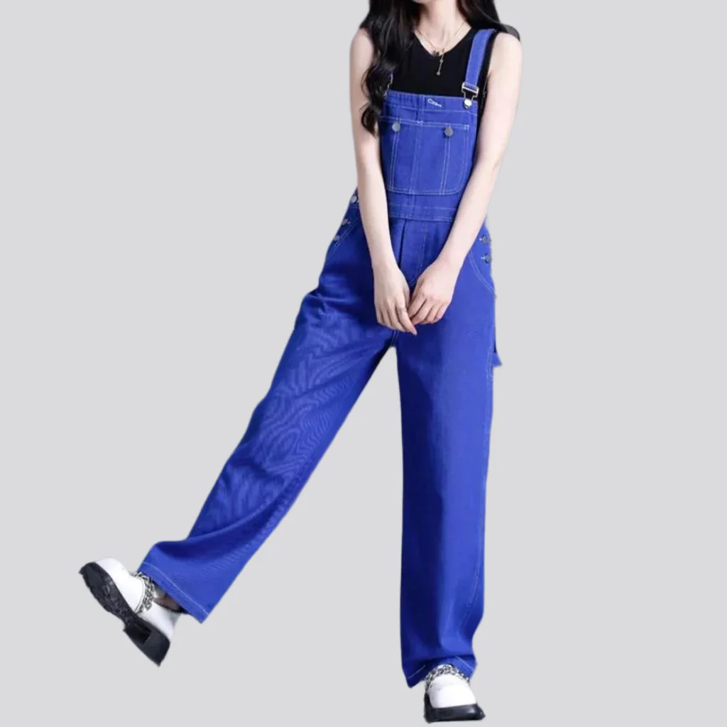 Y2k baggy denim jumpsuit for ladies - Image 14