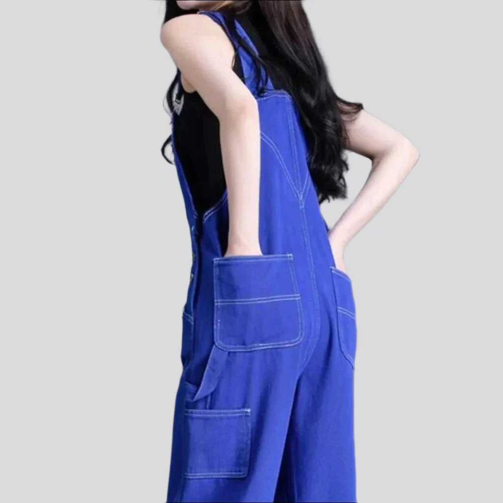 Y2k baggy denim jumpsuit for ladies - Image 15