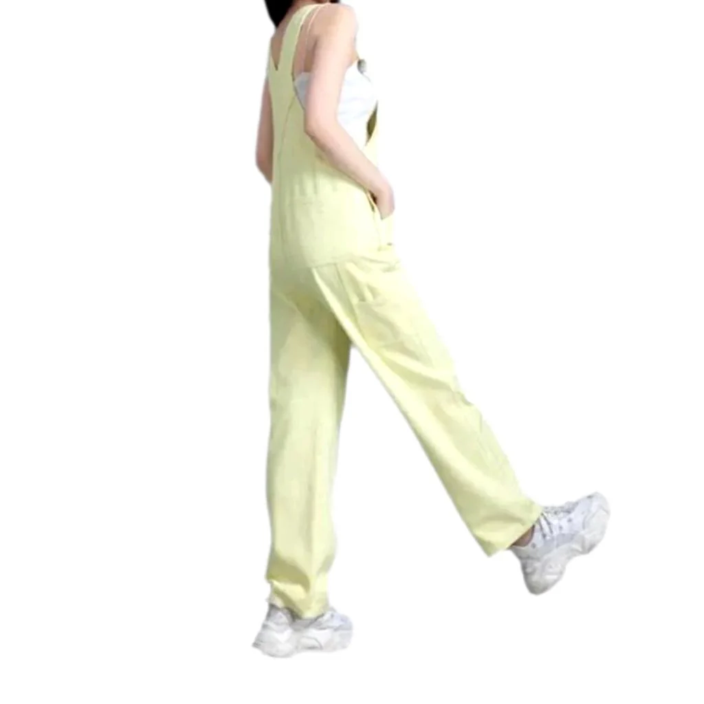 Y2k baggy denim jumpsuit for ladies - Image 5