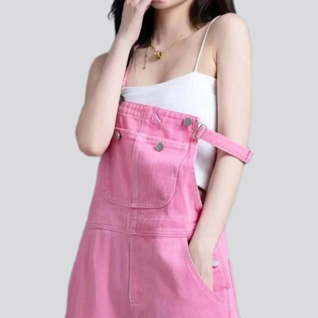 Y2k baggy denim jumpsuit for ladies - Image 9