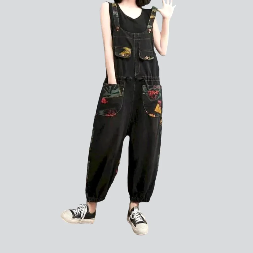 Y2k baggy women's jeans jumpsuit - Image 4