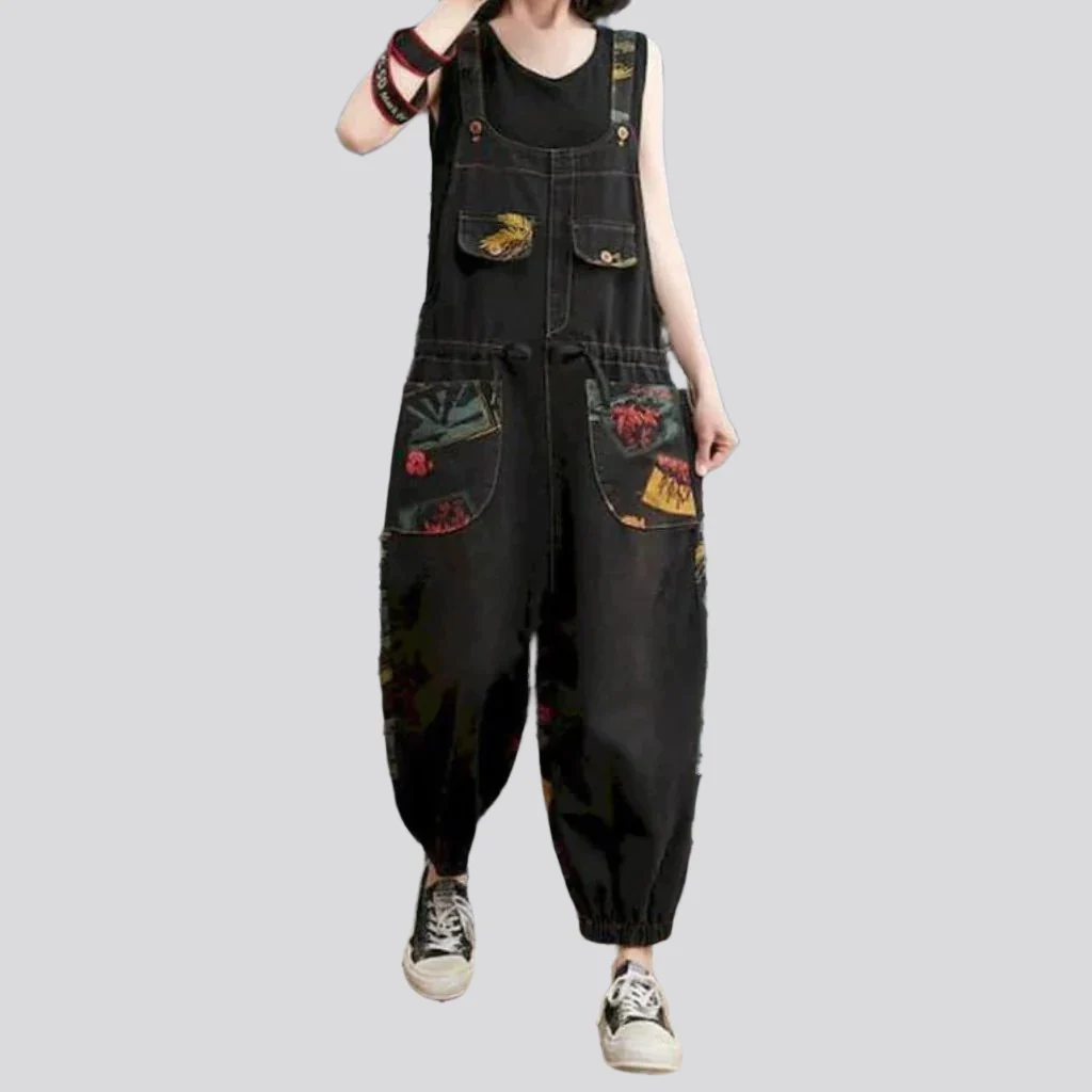 Y2k baggy women's jeans jumpsuit - Image 5