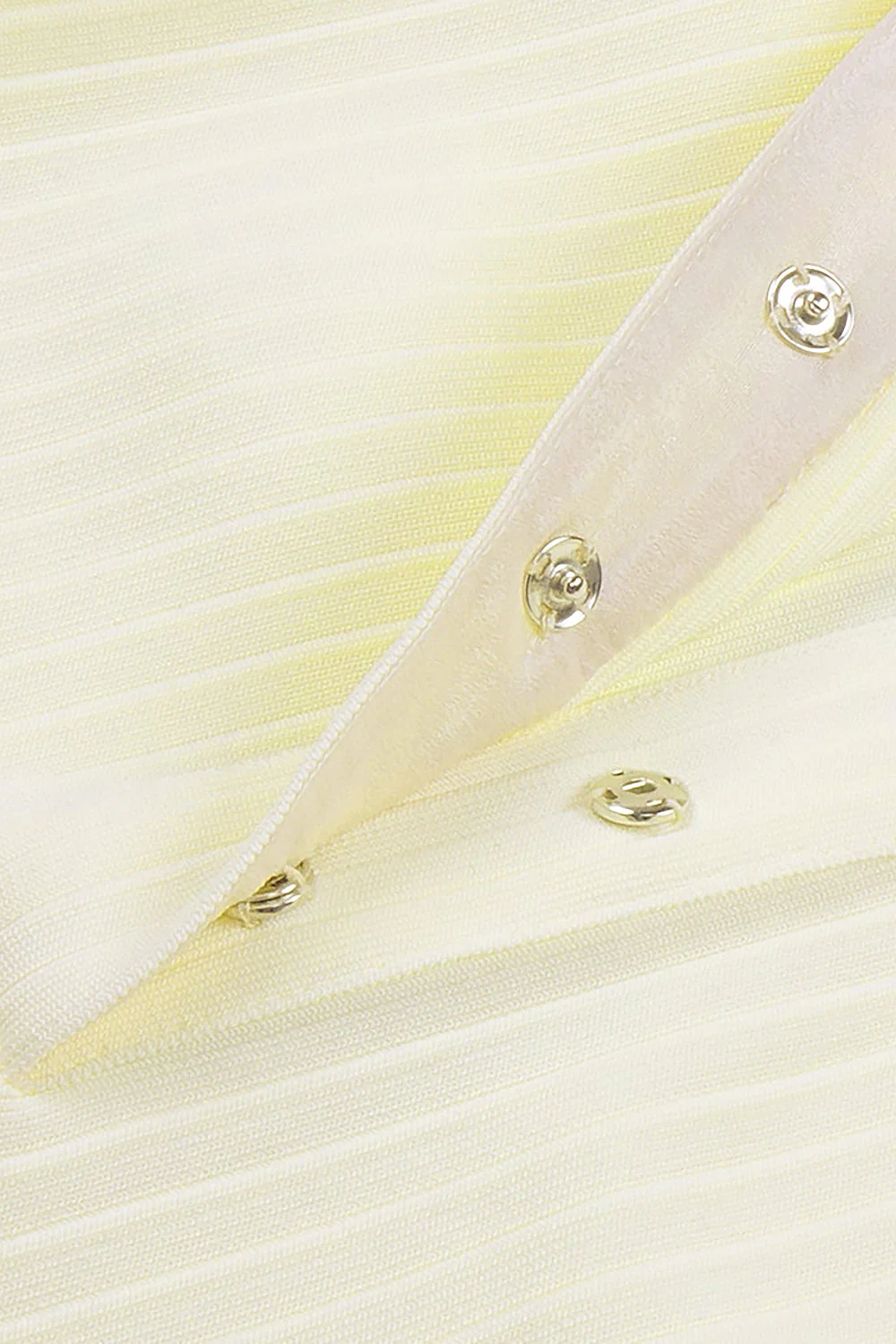 Yellow Long Sleeve STAnd COLLAR Feather Maxi Dress - Image 17